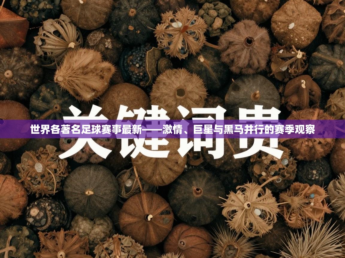 世界各著名足球赛事最新——激情、巨星与黑马并行的赛季观察